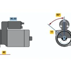 Bosch Starter Motor 0001109040 12 Bosch Starter Motor 0001109040 -Bosch shop 000110904013210697