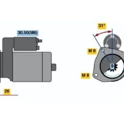 Bosch Starter Motor 0001223013 25 Bosch Starter Motor 0001223013 -Bosch shop 000122301313074694