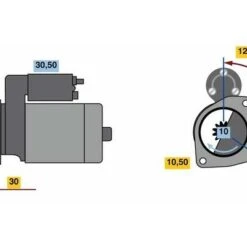 Bosch Starter Motor 0001263002 -Bosch shop 000126300213075015