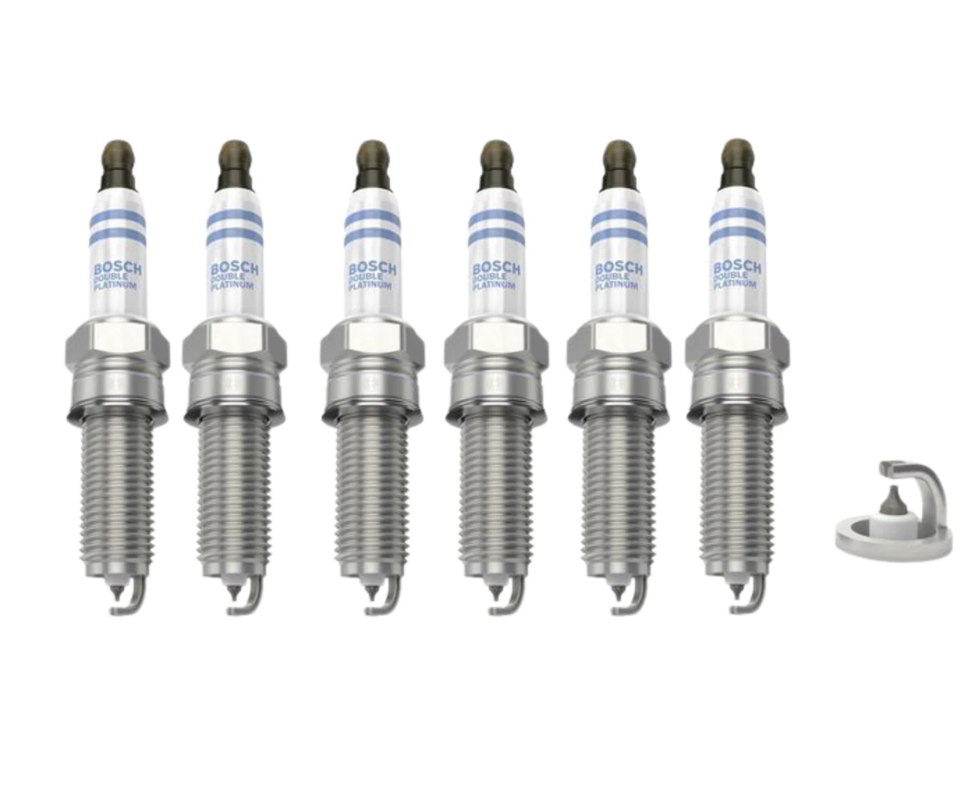 Bosch Double Platinum Spark Plugs YR6NPP332 (6 Pack) 7 Bosch Double Platinum Spark Plugs YR6NPP332 (6 Pack) - Image 5