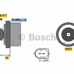 Bosch Alternator 0 986 041 750 10 Bosch Alternator 0 986 041 750 -Bosch shop 165200