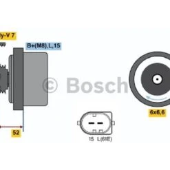 Bosch Alternator 0 986 041 750 12 Bosch Alternator 0 986 041 750 -Bosch shop 165200 2