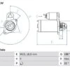 Bosch Starter Motor 1986S00664 1 Bosch Starter Motor 1986S00664 -Bosch shop 1986S0066413222801