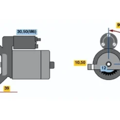 Bosch Starter Motor 1986S00744 9 Bosch Starter Motor 1986S00744 -Bosch shop 1986S0074413222632
